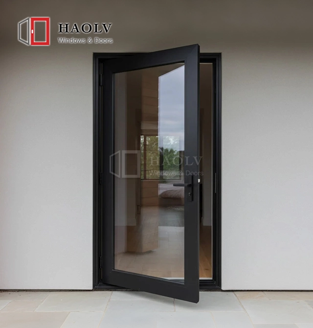 aluminum glass swing door aluminum glass swing door